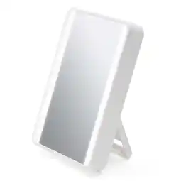 Walmart iHome Portable LED Vanity Mirror with Bluetooth Audio, Tabletop Mount offer