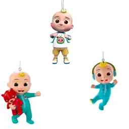Walmart Cocomelon 3-Piece Christmas Ornament Set offer