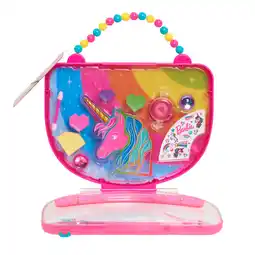 Walmart Barbie Purse Perfect Makeup Case, 9 Pieces, Kids Toys for Ages 5 Up, Gifts and Presents offer