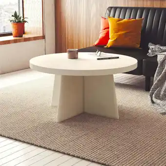 Walmart Ameriwood Home Liam Coffee Table, Faux Plaster offer