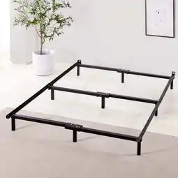 Walmart Zinus 7 Compack Metal Bed Frame, Black, Full offer
