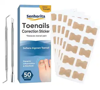 Walmart Ingrown Toenail Correction Kit, 50-Piece with Toenail File & Lifter offer