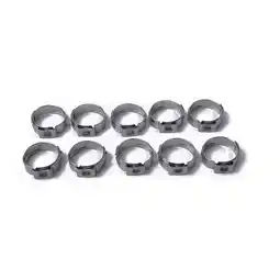 Walmart Fairnull 10Pcs Single Ear Stainless Steel Hydraulic Hose Fuel Air Pipe Clamps O-Clips offer