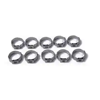 Walmart Fairnull 10Pcs Single Ear Stainless Steel Hydraulic Hose Fuel Air Pipe Clamps O-Clips offer