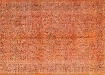 Walmart Ahgly Company Machine Washable Indoor Rectangle Traditional Orange Red Area Rugs, 10' x 13' offer