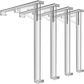 Walmart 4pcs Valance Clips Plastic Blind Clamps Replacement Vertical Curtain Valance Fixation Clamps offer