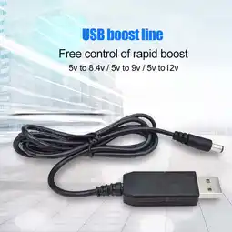 Walmart Fairnull USB DC 5V to 8.4V/9V/12V 5.5x2.1mm Male Plug Power Supply Step-up Adapter Cable offer