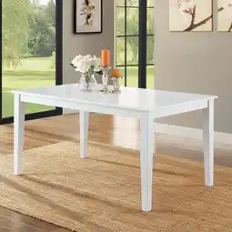 Walmart Better Homes & Gardens Bankston Dining Table, White offer