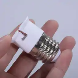 Walmart Fairnull Light Bulb Adapter Screw On Durable Replacement E27 to B22 Light Bulb Converter for Home offer