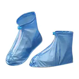 Walmart ViYW Portable Adult and Child Slip Pvc Thickened Oversized Shoe Covers offer