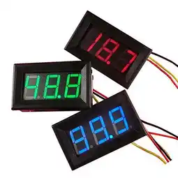 Walmart Fairnull Portable DC 0-30V Voltmeter LED Display Panel Car Motor Digital Voltage Meter offer