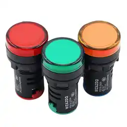 Walmart Fairnull AD16 22DS AC 220V 20mA LED Panel Indicator Signal Warning Light Lamp Tool offer