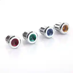 Walmart Fairnull 1 Pc 12mm 6/12/24/220V Mini Signals Power Supply LED Metal Indicator Light Lamp offer
