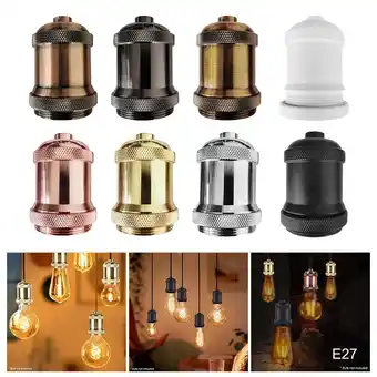 Walmart Fairnull Retro Aluminum E27 Ceiling Lamp Holder Pendant Light Socket Decorative Accessory offer