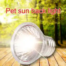 Walmart Fairnull 25/50/75W UVA+UVB 3.0 Heating Light Bulb Lamp for Reptile Turtle Lizards Basking offer