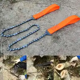 Walmart Fairnull Survival Chain Saw Hand ChainSaw Emergency Pocket Gear Chic Camping Tool offer
