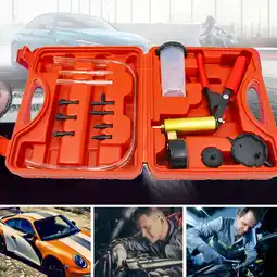 Walmart Fairnull 11Pcs Hand-Operating Vacuum Pump Brake Bleeder Machine Bleeding Tester Tool Set offer