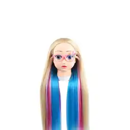 Walmart potrochi Deals Cosmetology Mannequin with Synthetic Hair and Stand for Styling offer