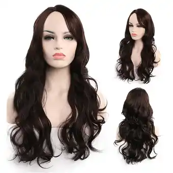 Walmart YMUQEIGH Clearance Fashion Realistic Wig Female Long Straight Hair Chemical Fiber Hair offer