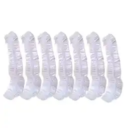 Walmart 200pack Clear Disposable Plastic Shower Bath Caps for spa Hair Salon offer