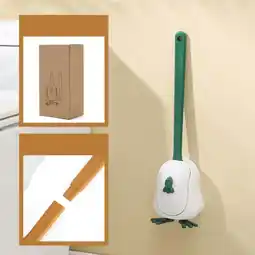 Walmart Clearance Cleaning Brush under $10 toilet to and Bathroom Cleaner With Flexible Silicone Brush Head offer