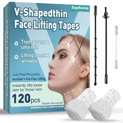Walmart Face Lift Tape Invisible, Face Tape for Wrinkles, 120PCS offer