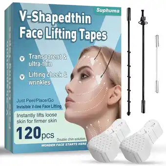 Walmart Face Lift Tape Invisible, Face Tape for Wrinkles, 120PCS offer