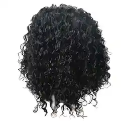Walmart potrochi Deals Brazilian, Human Hair Curly Short Bob Water Black Lace Front Wig offer