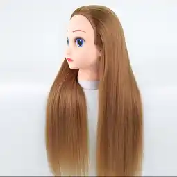Walmart potrochi Deals Cosmetology Mannequin with Synthetic Hair and Stand for Styling offer