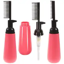 Walmart 3pcs Empty Hair Dye Applicator Brush Bottle Hair Coloring Dispensing Comb 130ml offer