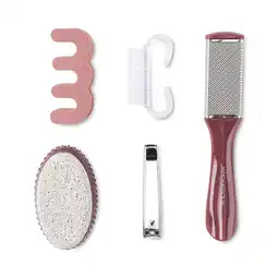 Walmart Japonesque Pink Pedicure Kit, 5 Piece Complete pedicure set for at-home professional care offer