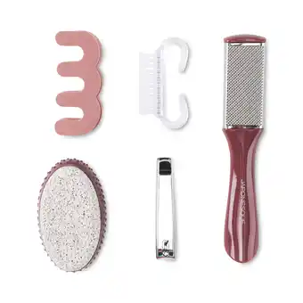 Walmart Japonesque Pink Pedicure Kit, 5 Piece Complete pedicure set for at-home professional care offer