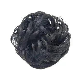 Walmart Fairnull Women Elastic Hair Bun Ponytail Extension Messy Wavy Chignon Hairpiece Accessory offer
