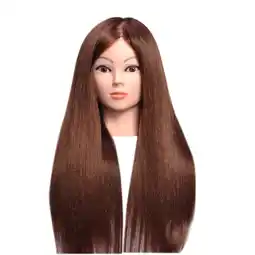 Walmart potrochi Deals Mannequin Real Hair Manikin For Styling With Makeup 20inch offer