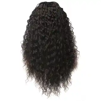 Walmart potrochi Deals Front Lace Wig Chemical Fiber Long Curly Hair Wig Set 24 Inch offer