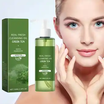 Walmart Clearance items! JGF844 Green Tea Makeup Remover Oil Cleansing Oil Green Tea 100ml offer