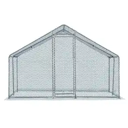 Walmart Zimtown 6.5 x 10 ft Chicken Coop Large Metal Chicken Cage House Hen House Rabbit Hutch Poultry Cagem offer