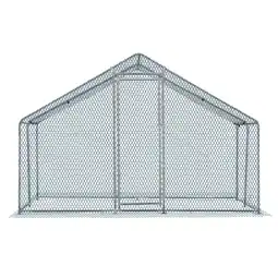 Walmart Zimtown 6.5 x 10 ft Chicken Coop Large Metal Chicken Cage House Hen House Rabbit Hutch Poultry Cagem offer