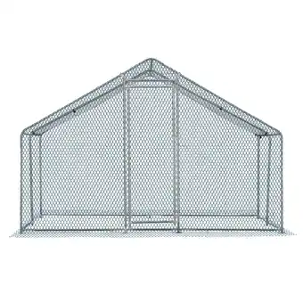 Walmart Zimtown 6.5 x 10 ft Chicken Coop Large Metal Chicken Cage House Hen House Rabbit Hutch Poultry Cagem offer