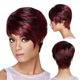 Walmart YMUQEIGH Clearance Fashion Synthetic Temperament Messy Hair Wig Red Hair Wigs Female Fiber offer