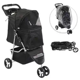 Walmart Zimtown Stroller Pet Stroller with Rain Cover Waterproof offer