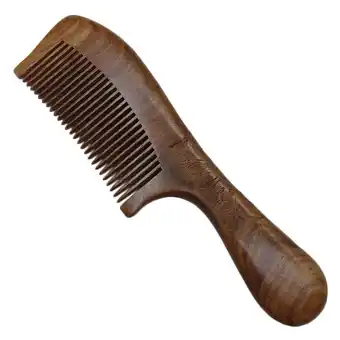 Walmart Milisten Wood Hair Comb Round Handle For Women Daily Use 1Pcs offer