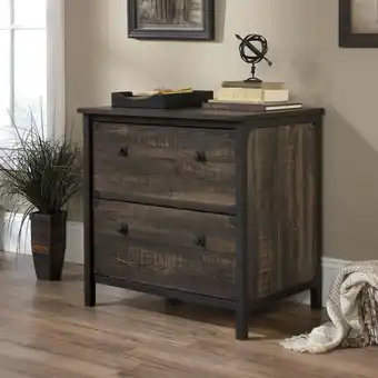 Walmart Sauder Steel River Lateral File Cabinet , Carbon Oak Finish offer