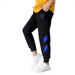Walmart Bysome Kids Pants Boys Cotton Joggers Pant Soft Comfortable Cotton Drawstring Pull Pockets 3-4 Years offer