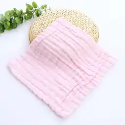 Walmart Herrnalise Baby Towel Pure Cotton Gauze Baby Face Towel Six-layer Soft Child Absorbent Small Towel offer