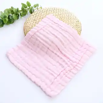 Walmart Herrnalise Baby Towel Pure Cotton Gauze Baby Face Towel Six-layer Soft Child Absorbent Small Towel offer