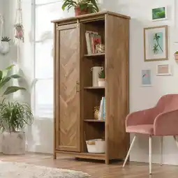 Walmart Sauder Coral Cape Storage Cabinet, Sindoori Mango Finish offer