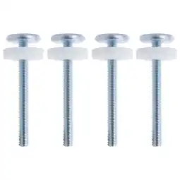 Walmart 4 Pcs Pressure Mounted Baby Gate Threaded Spindle Rod Walk Thru Gates Screw Bolt offer