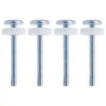 Walmart 4 Pcs Pressure Mounted Baby Gate Threaded Spindle Rod Walk Thru Gates Screw Bolt offer