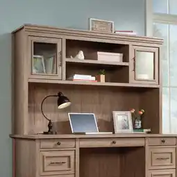 Walmart Sauder Rollingwood 66 Hutch, Brushed Oak Finish offer